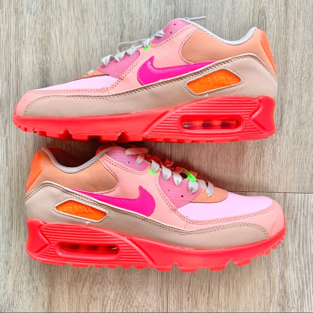 COPY - Nike Air Max 90 Bright Crimson / Pure Platinum